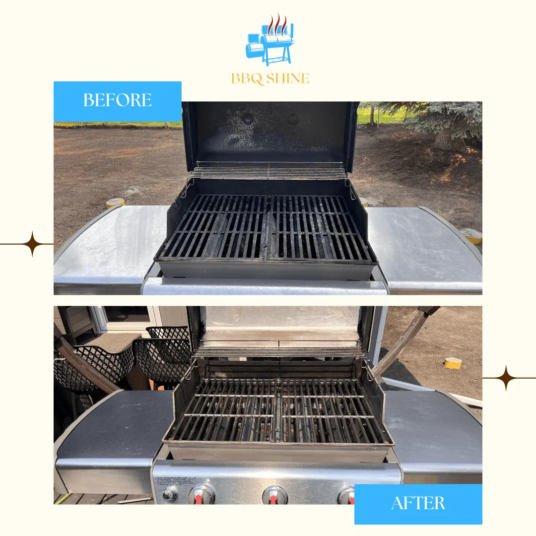 Outdoor Kitchen Cleaning Calgary result by BBQ Shine